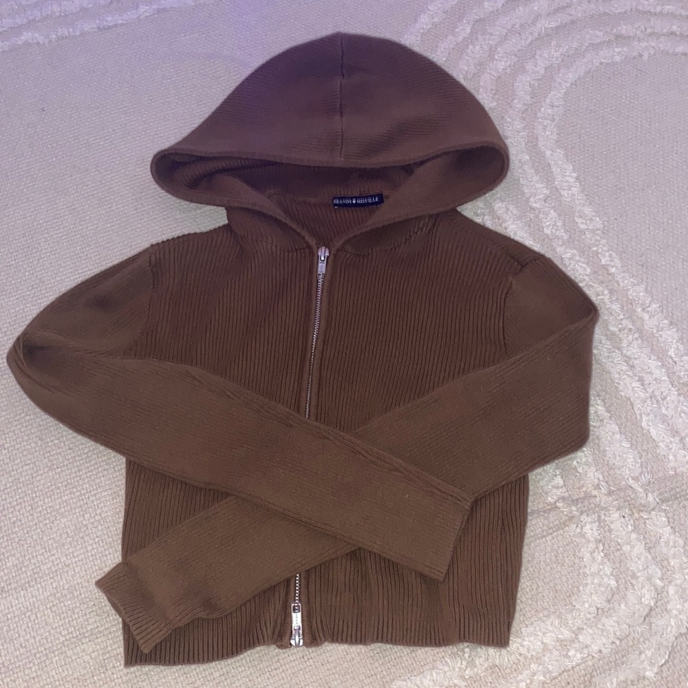 Brandy Melville Crop Sweater Hoodie